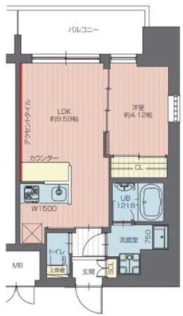 プレジオ亀有の物件間取画像